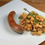 Marokkanischer Kichererbsensalat mit Salzzitronen